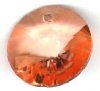 1 14mm Preciosa Sweet Orange Rivoli Pendant